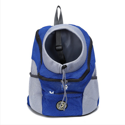 dog pet carrier bag - blue