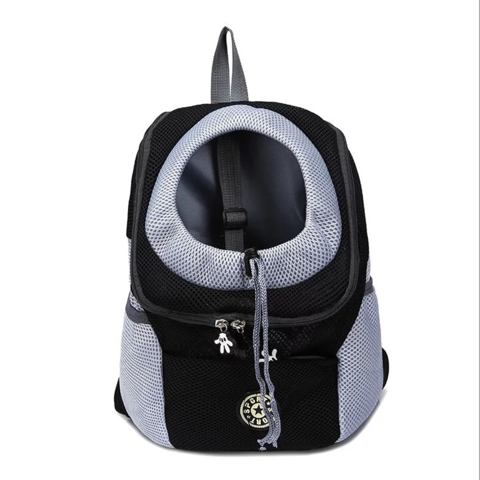 dog pet carrier bag - black