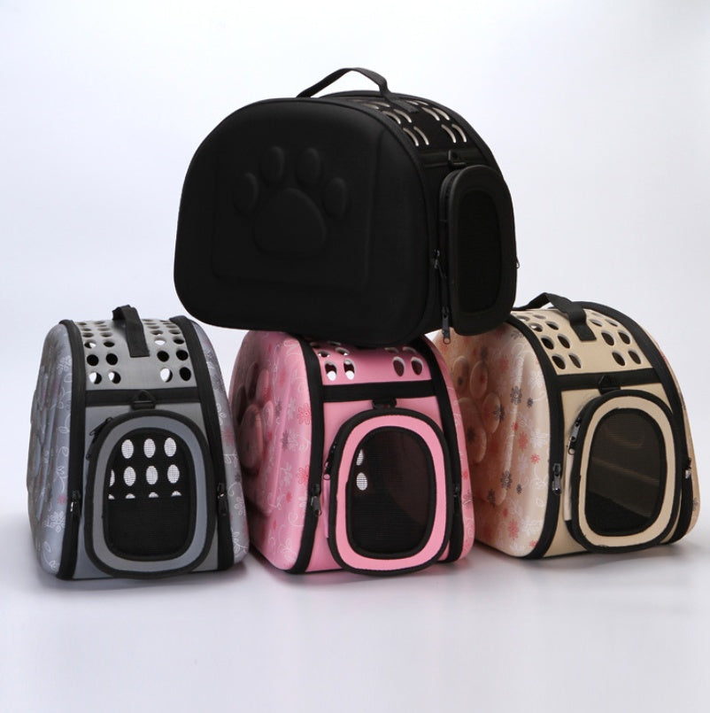 foldable flower pet travel bag