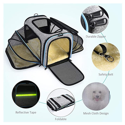 Expandable & Foldable Pet Travel Bag