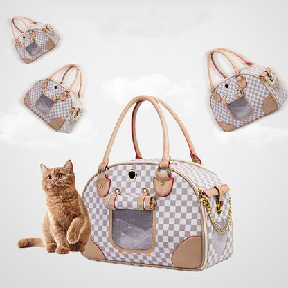 Luxury Pet Dog Cat Travel Bag